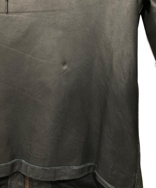 sisii（シシ）sisii (シシ) レザージャケット ブラック サイズ:XXSの古着・服飾アイテム