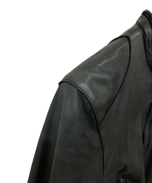 sisii（シシ）sisii (シシ) レザージャケット ブラック サイズ:XXSの古着・服飾アイテム