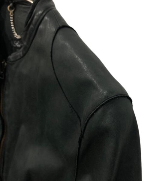 sisii（シシ）sisii (シシ) レザージャケット ブラック サイズ:XXSの古着・服飾アイテム