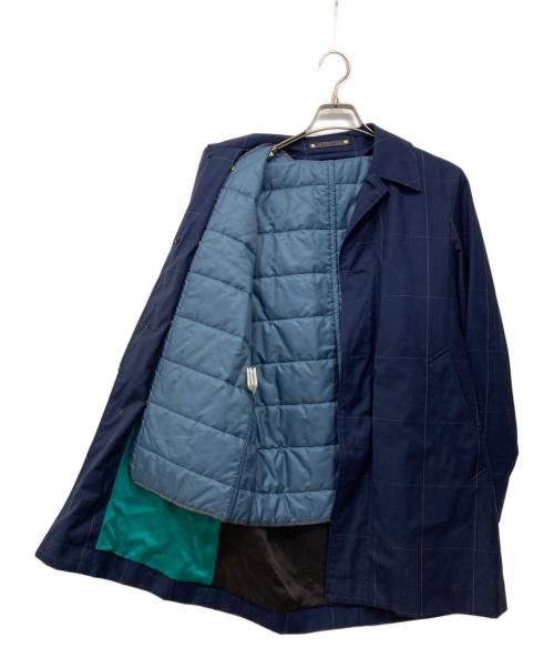 PAUL SMITH（ポールスミス）Paul Smith (ポールスミス) ライナー付きウールステンカラーコート ブルー サイズ:Sの古着・服飾アイテム