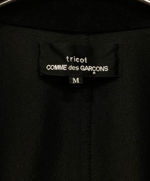 tricot COMME des GARCONS（トリココムデギャルソン）tricot COMME des GARCONS (トリココムデギャルソン) テーラードジャケット ブラック サイズ:Mの古着・服飾アイテム