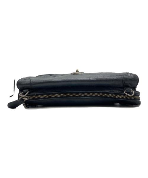 COACH（コーチ）COACH (コーチ) スタッズショルダーバッグ ブラックの古着・服飾アイテム
