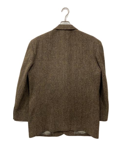 PAPAS（パパス）PAPAS (パパス) ウールテーラードジャケット ブラウン サイズ:Mの古着・服飾アイテム