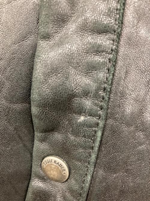 Eddie Bauer（エディーバウアー）Eddie Bauer (エディーバウアー) ラムレザージャケット ブラック サイズ:Mの古着・服飾アイテム