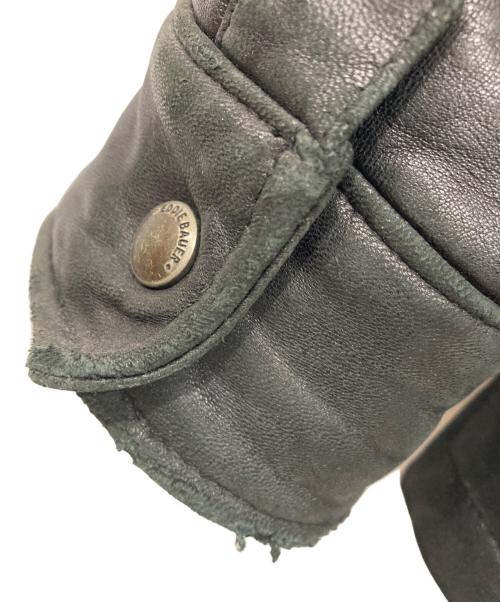 Eddie Bauer（エディーバウアー）Eddie Bauer (エディーバウアー) ラムレザージャケット ブラック サイズ:Mの古着・服飾アイテム