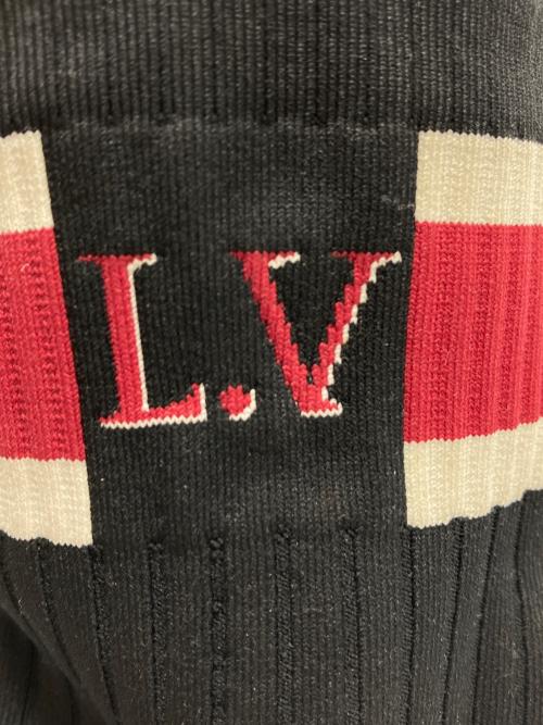 LOUIS VUITTON（ルイ ヴィトン）LOUIS VUITTON (ルイ ヴィトン) スタートレイルラインモノグラムニットソックスブーツ ブラック サイズ:38 1/2の古着・服飾アイテム