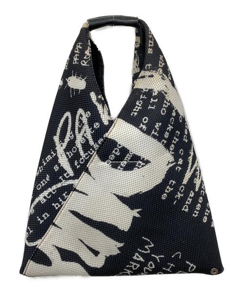 MM6 Maison Margiela（エムエムシックスメゾンマルジェラ）MM6 Maison Margiela (エムエムシックスメゾンマルジェラ) ジャパニーズトートバッグ ホワイト×ブラックの古着・服飾アイテム