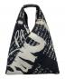 MM6 Maison Margiela (エムエムシックスメゾンマルジェラ) ジャパニーズトートバッグ ホワイト×ブラック：13000円