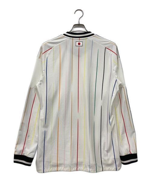 adidas（アディダス）adidas (アディダス) ゲームシャツ ホワイト サイズ:XLの古着・服飾アイテム
