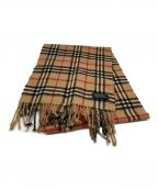 Burberry'sバーバリーズ）の古着「ウールマフラー」｜ベージュ