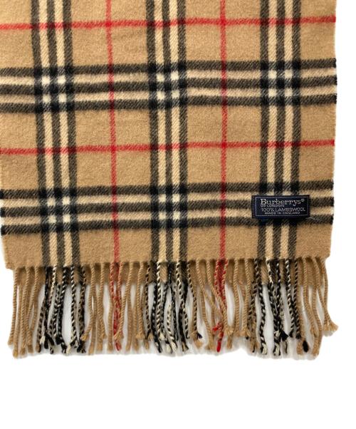 Burberry's（バーバリーズ）Burberry's (バーバリーズ) ウールマフラー ベージュの古着・服飾アイテム