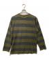 stussy（ステューシー）の古着「ボーダーカットソー」｜グレー×カーキ