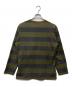 stussy (ステューシー) ボーダーカットソー グレー×カーキ サイズ:M：6000円