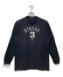 stussy（ステューシー）の古着「アーチロゴプリントカットソー」｜ネイビー