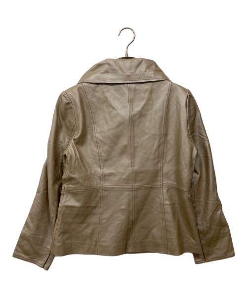 BALMAN（バルマン）BALMAN (バルマン) シープスキンジャケット ベージュ サイズ:11の古着・服飾アイテム