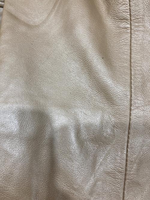 BALMAN（バルマン）BALMAN (バルマン) シープスキンジャケット ベージュ サイズ:11の古着・服飾アイテム