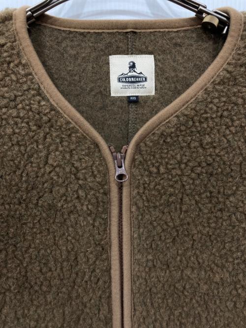 coldbreaker（コールドブレーカー）COLDBREAKER (コールドブレーカー) フリースジャケット ベージュ サイズ:XXSの古着・服飾アイテム