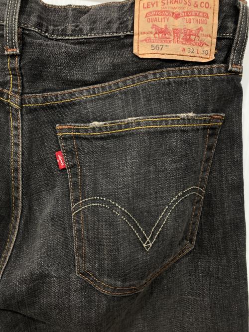 LEVI'S（リーバイス）LEVI'S (リーバイス) 567 先染めデニムパンツ グレー サイズ:SIZE 81cm (W32)の古着・服飾アイテム