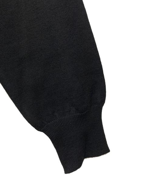 GRAN SASSO（グランサッソ）GRAN SASSO (グランサッソ) 12ゲージウールソリッドタートルネックニット ブラック サイズ:44の古着・服飾アイテム