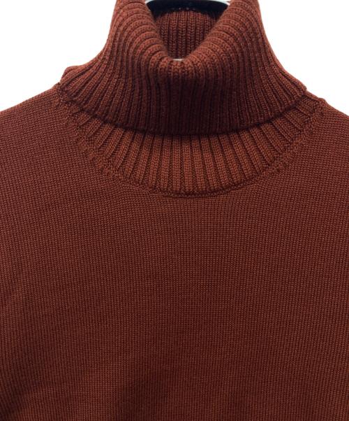 Drumohr（ドルモア）Drumohr (ドルモア) 8ゲージ タートルネックニット ブラウン サイズ:48の古着・服飾アイテム