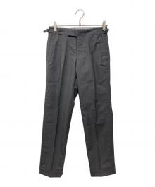 BEAMS F（ビームスエフ）の古着「2Pサイドアジャスターウールパンツ」｜グレー