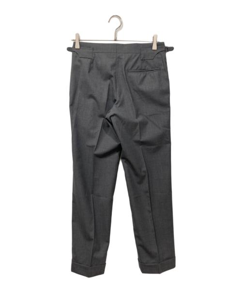 BEAMS F（ビームスエフ）BEAMS F (ビームスエフ) 2Pサイドアジャスターウールパンツ グレー サイズ:42の古着・服飾アイテム