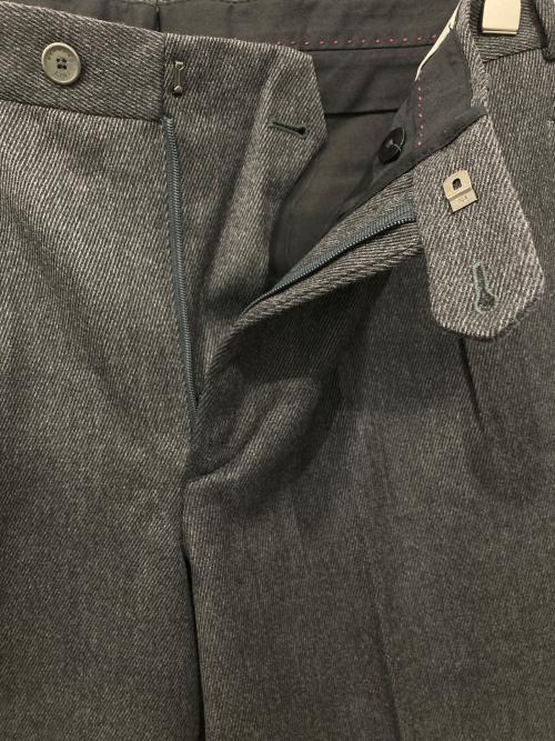 BEAMS F（ビームスエフ）BEAMS F (ビームスエフ) BERNARD ZINS (ベルナール ザンス) ウールパンツ グレー サイズ:38の古着・服飾アイテム