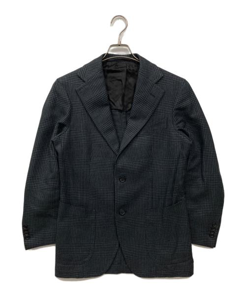 TITO ALLEGRETTO（ティト アレグレット）TITO ALLEGRETTO (ティト アレグレット) テーラードジャケット ブラック×グレー サイズ:44の古着・服飾アイテム