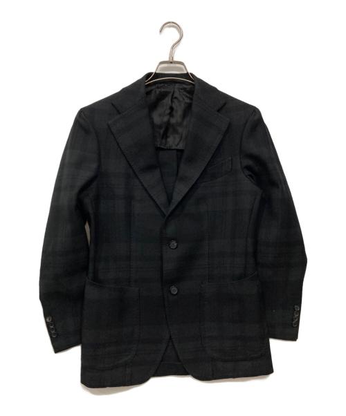 TITO ALLEGRETTO（ティト アレグレット）TITO ALLEGRETTO (ティト アレグレット) テーラードジャケット グレー×ブラック サイズ:44の古着・服飾アイテム