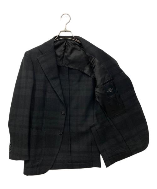 TITO ALLEGRETTO（ティト アレグレット）TITO ALLEGRETTO (ティト アレグレット) テーラードジャケット グレー×ブラック サイズ:44の古着・服飾アイテム