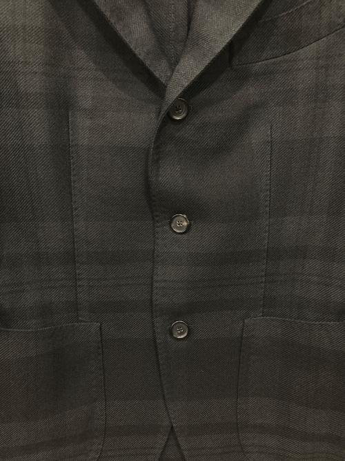 TITO ALLEGRETTO（ティト アレグレット）TITO ALLEGRETTO (ティト アレグレット) テーラードジャケット グレー×ブラック サイズ:44の古着・服飾アイテム