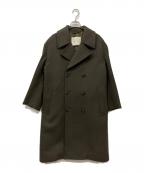 MACKINTOSH×BEAMS Fマッキントッシュ×ビームスエフ）の古着「別注CAWDOR ライトメルトン ロングコート」｜ブラウン