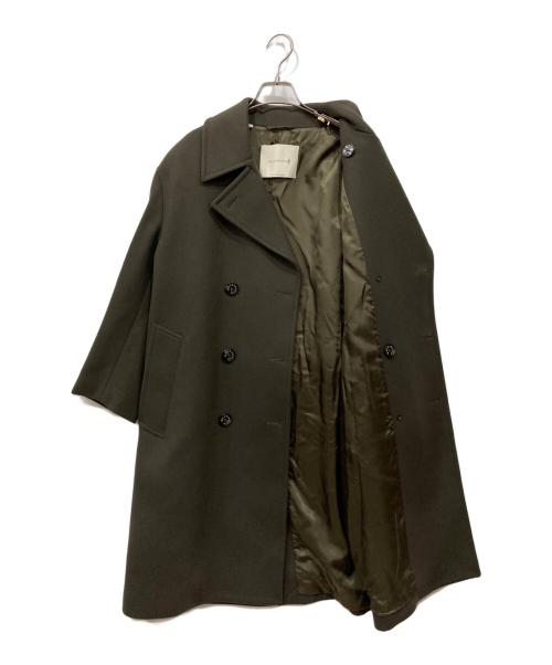 MACKINTOSH（マッキントッシュ）MACKINTOSH (マッキントッシュ) BEAMS F (ビームスエフ) 別注CAWDOR ライトメルトン ロングコート ブラウン サイズ:34の古着・服飾アイテム