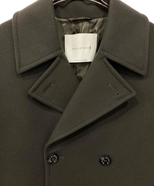 MACKINTOSH（マッキントッシュ）MACKINTOSH (マッキントッシュ) BEAMS F (ビームスエフ) 別注CAWDOR ライトメルトン ロングコート ブラウン サイズ:34の古着・服飾アイテム