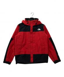 THE NORTH FACE（ザ ノース フェイス）の古着「ジップアップジャケット」｜ブラック×レッド