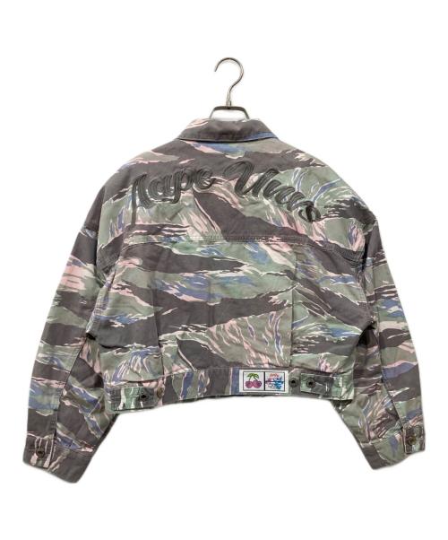 Aape BY A BATHING APE（エーエイプ バイ アベイシングエイプ）AAPE BY A BATHING APE (エーエイプ バイ アベイシングエイプ) クロップドカモジャケット カーキ サイズ:XSの古着・服飾アイテム