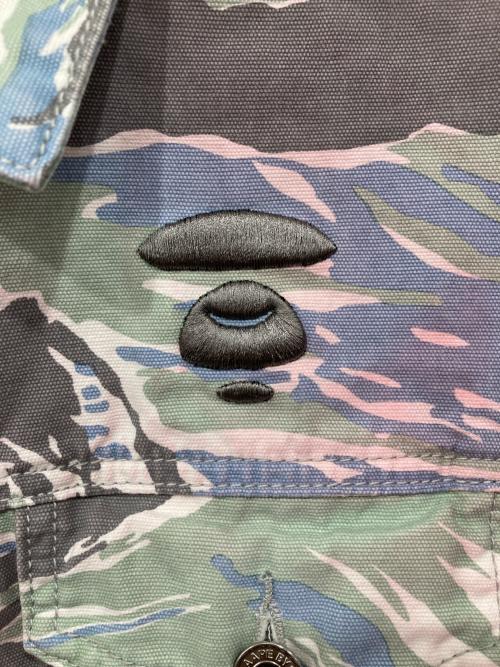 Aape BY A BATHING APE（エーエイプ バイ アベイシングエイプ）AAPE BY A BATHING APE (エーエイプ バイ アベイシングエイプ) クロップドカモジャケット カーキ サイズ:XSの古着・服飾アイテム