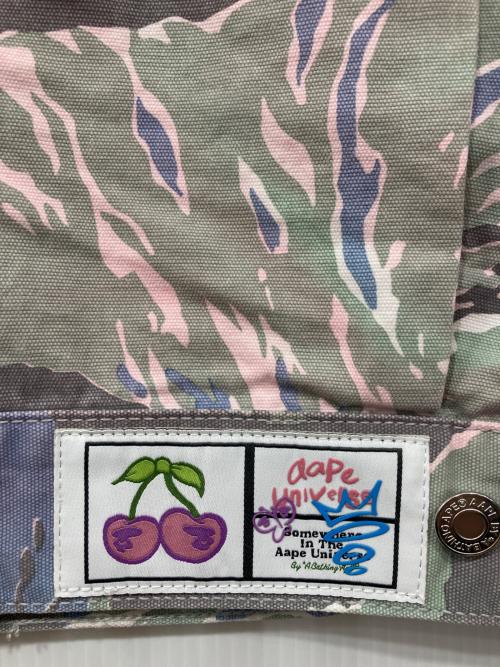 Aape BY A BATHING APE（エーエイプ バイ アベイシングエイプ）AAPE BY A BATHING APE (エーエイプ バイ アベイシングエイプ) クロップドカモジャケット カーキ サイズ:XSの古着・服飾アイテム
