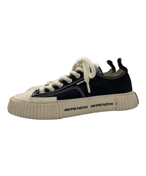 Aape BY A BATHING APE（エーエイプ バイ アベイシングエイプ）AAPE BY A BATHING APE (エーエイプ バイ アベイシングエイプ) ローカットスニーカー ホワイト×ブラック サイズ:26cmの古着・服飾アイテム