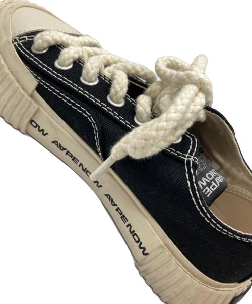 Aape BY A BATHING APE（エーエイプ バイ アベイシングエイプ）AAPE BY A BATHING APE (エーエイプ バイ アベイシングエイプ) ローカットスニーカー ホワイト×ブラック サイズ:26cmの古着・服飾アイテム