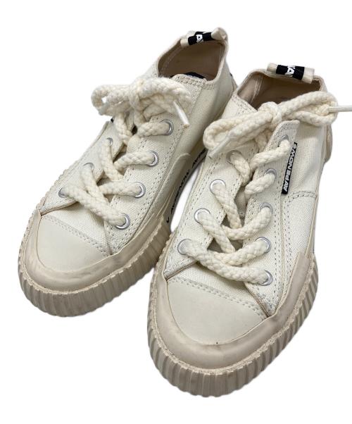 Aape BY A BATHING APE（エーエイプ バイ アベイシングエイプ）AAPE BY A BATHING APE (エーエイプ バイ アベイシングエイプ) ローカットスニーカー アイボリー サイズ:25cmの古着・服飾アイテム