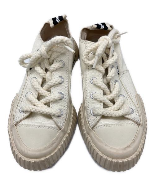 Aape BY A BATHING APE（エーエイプ バイ アベイシングエイプ）AAPE BY A BATHING APE (エーエイプ バイ アベイシングエイプ) ローカットスニーカー アイボリー サイズ:25cmの古着・服飾アイテム