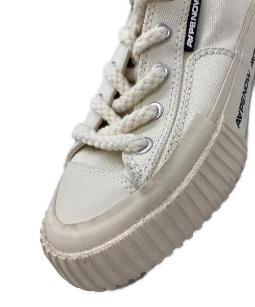 Aape BY A BATHING APE（エーエイプ バイ アベイシングエイプ）AAPE BY A BATHING APE (エーエイプ バイ アベイシングエイプ) ローカットスニーカー アイボリー サイズ:25cmの古着・服飾アイテム