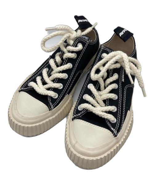 Aape BY A BATHING APE（エーエイプ バイ アベイシングエイプ）AAPE BY A BATHING APE (エーエイプ バイ アベイシングエイプ) ローカットスニーカー ブラック サイズ:28cmの古着・服飾アイテム