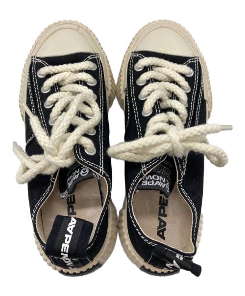Aape BY A BATHING APE（エーエイプ バイ アベイシングエイプ）AAPE BY A BATHING APE (エーエイプ バイ アベイシングエイプ) ローカットスニーカー ブラック サイズ:28cmの古着・服飾アイテム