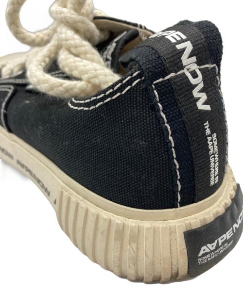 Aape BY A BATHING APE（エーエイプ バイ アベイシングエイプ）AAPE BY A BATHING APE (エーエイプ バイ アベイシングエイプ) ローカットスニーカー ブラック サイズ:28cmの古着・服飾アイテム