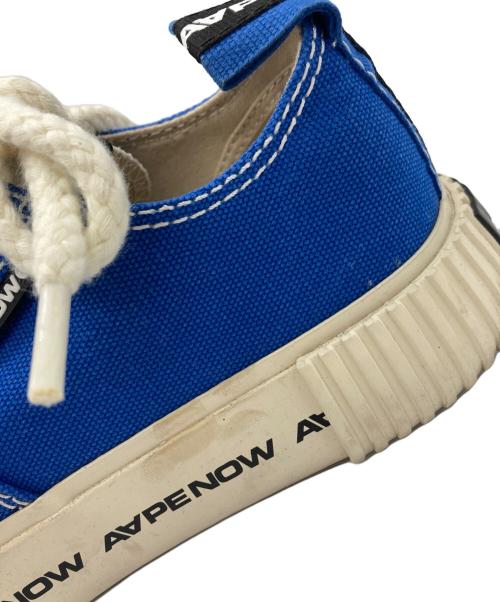 Aape BY A BATHING APE（エーエイプ バイ アベイシングエイプ）AAPE BY A BATHING APE (エーエイプ バイ アベイシングエイプ) ローカットスニーカー ホワイト×ブルー サイズ:28cmの古着・服飾アイテム