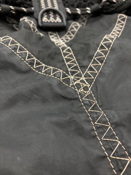 Onitsuka Tiger（オニツカタイガー）Onitsuka Tiger (オニツカタイガー) メッシュ巾着ショルダーバッグ ブラックの古着・服飾アイテム