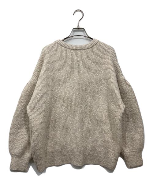 COCODEAL（ココディール）COCODEAL (ココディール) ミックスヤーンオーバーサイズニットカーディガン アイボリー サイズ:2の古着・服飾アイテム