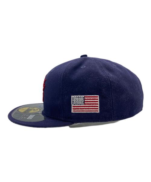 New Era（ニューエラ）New Era (ニューエラ) キャップ ネイビー サイズ:7 3/4の古着・服飾アイテム